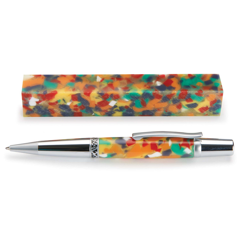 Acrylic Pen Blank - 3/4" x 3/4" x 5" - Color:Pop of Color